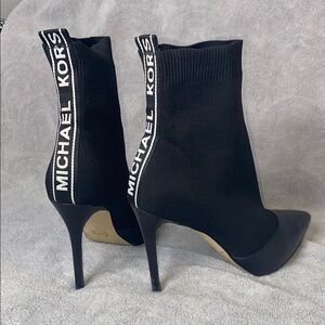 Michael Kors Black Women's Ankle Boots Heels 7.5 M